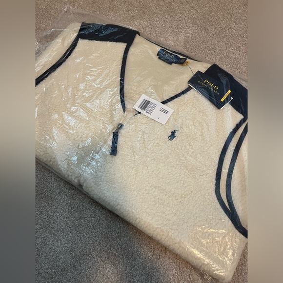 NWT POLO RALPH LAUREN Teddy Vest Gilet - Picture 14 of 15
